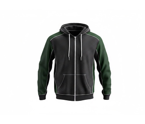 Sweat à capuche entièrement zippé, service de broderie et d'impression personnalisés, vêtements de mode d'hiver, veste à capuche pour hommes, femmes et jeunes, vêtements de sport - Product Image 2