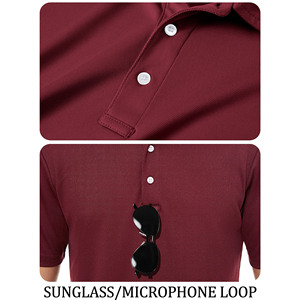 Chemises polo de golf sur mesure de haute qualité OEM pour hommes, en coton, manches courtes, impression et broderie de logo personnalisés - Product Image 4