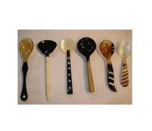 Cucharas Ovaladas Hechas a Mano con Imitación de Concha, Duraderas, Decoración para el Hogar, Artesanía Natural - Product Image 1