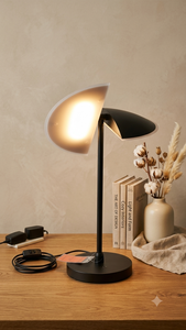 Lampe de table moderne et créative, à intensité variable, avec abat-jour métallique réglable, idéale pour hôtel américain, salle de lecture, chambre à coucher, décoration. - Product Image 4
