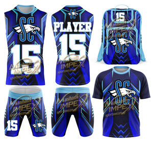 Low Price Breathable Plus Size <b>Compression</b> Flag Football Uniform Package 7v7 Sublimated Customizable High Quality Unisex Adult - Product Image 1