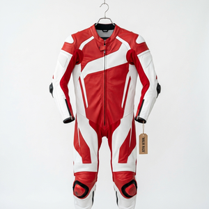 Combinaison en cuir pour moto faite à la main |   Équipement de course moto sur mesure pour hommes, femmes et enfants - Product Image 1