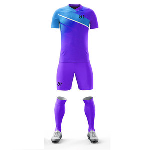 Tenue de football pour club, tailles jeunes, vêtements de sport, maillot athlétique avec short, ensemble de maillot de football entièrement personnalisé pour adulte - Product Image 3