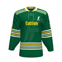 Jersey Hoki Es Pria Berkualitas Tinggi Premium, Bernapas, Cepat Kering untuk Dewasa Ukuran Besar Pakaian Olahraga