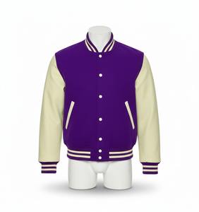 Chaqueta Varsity de Lona con Parches de Chenilla Personalizados, Estilo Vintage para Invierno, Ropa Urbana para Hombre, Chaqueta Universitaria de Béisbol Impermeable - Product Image 1