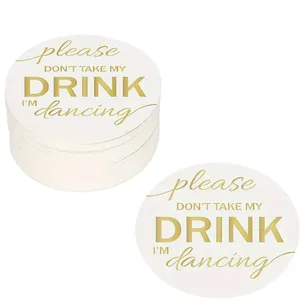 Segnaposto in Carta Patinata con Bordo Dorato, Stampa Offset Personalizzabile con Logo, Segnaposto Riservato per Matrimoni, Baby Shower, Tavoli - Product Image 2