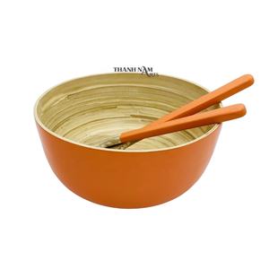 Tazón de fideos personalizado 2023, cuencos de sopa desechables de fibra de bambú Natural, el más vendido para ocasiones de fiesta, precio directo de fábrica Vietnam - Product Image 1