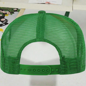 Gorra Trucker Unisex Casual de 5 Paneles, Verde y Amarilla, Ajustable, con Bordado 3D y Diseño de Personajes, 100% Poliéster - Product Image 5