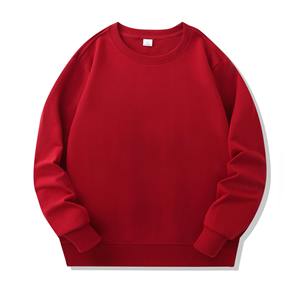 Sweat-shirt décontracté en molleton 100 % coton, coupe oversize, col rond, épaules tombantes, pour femme, vente en gros, personnalisable - Product Image 1