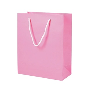 Bolsa de Papel de Regalo con Acabado Mate de Lujo y Logotipo Personalizado, Embalaje de Compras Ecológico y Biodegradable con Asas de Listón, Venta al Por Mayor - Product Image 1