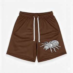 Pantalones Cortos Sublimados de Alta Calidad 100% Poliéster para Hombre, Diseño con Costura Interior de 5 Pulgadas, Pantalones Cortos de Malla Personalizados para Hombre - Product Image 2