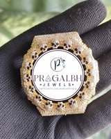 Montre de luxe Pragalbh Jewels avec diamants, lunette crâne sertie de pierres, en acier inoxydable, mouvement à quartz pour homme