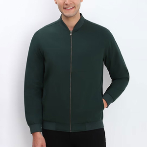 Vestes pour hommes 100% polyester, fabrication OEM, broderie, streetwear, dernières tendances, style décontracté uni, très vendues. - Product Image 1
