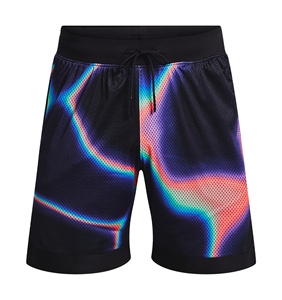 Sublimación Impreso Cordón Cintura Personalización completa Su propio logotipo Pantalones cortos de malla de baloncesto con bolsillos - Product Image 1