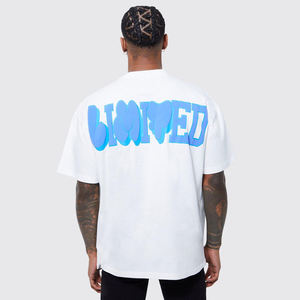 Luxury 300GSM Heavyweight Cotton T-Shirt | Custom 3D Puff Print Premium Streetwear Tee - Product Image 3