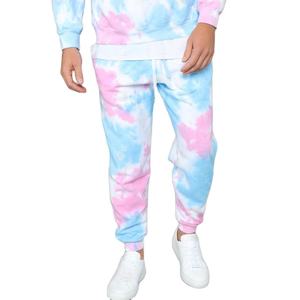 Conjunto de Chándal con Capucha para Hombre, Estampado Tie Dye, Lavado, Manga Larga, Sudadera y Pantalones Casuales, Color Degradado, Transpirable, Ropa de Invierno - Product Image 2
