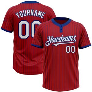 เสื้อเบสบอลลดราคา เสื้อเบสบอลแบบสั่งทำพิเศษ เสื้อเบสบอลแบบติดกระดุมสองเม็ด ชุดทีมเบสบอลซอฟต์บอล - Product Image 6