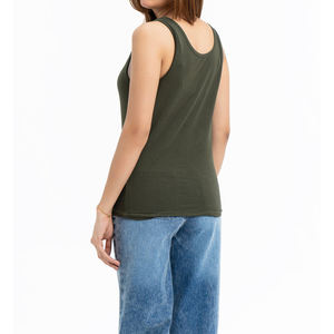 Camiseta Deportiva de Gimnasio con Logotipo Personalizado de Alta Calidad para Mujer, el Mejor Diseño, Transpirable, de Algodón, Talla Grande para Verano - Product Image 6