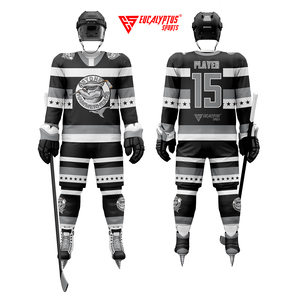 Camisetas de hockey sobre hielo personalizadas y uniformes de equipos | Diseña tus propias camisetas profesionales de hockey de alta calidad | Venta al por mayor impresa por sublimación - Product Image 3