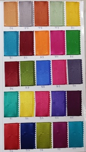 Tissu en polyester satiné uni, largeur 44, 20 mètres, idéal pour les robes de fantaisie, les kurtis, les saris, tissu brillant et lisse pour les tenues traditionnelles - Product Image 4