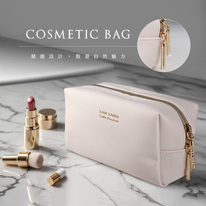 Bolsas de Cosméticos de Viaje Personalizadas de PU con Asa Suave y Cierre de Cremallera Multicolor para Mujer / Bolsas de Aseo / Bolsas de Noche - Product Image 2