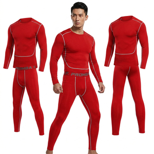 Conjunto de Rash Guard Personalizado para Hombre, Pantalones Cortos de Compresión para MMA, Ropa Deportiva para Correr, Trajes Deportivos UPF50+ - Product Image 3