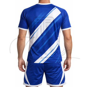 Customized Logo Print Design Your Own Soccer Uniform Hot Sale Reasonable Price Breathable Lightweight Soccer Uniform - Product Image 3
