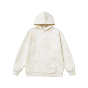 เสื้อสเวตเตอร์มีฮู้ดพิมพ์ลายดาวสีดำสำหรับผู้หญิง แขนยาว ผ้าถักโพลีเอสเตอร์ สำหรับใส่ในฤดูใบไม้ร่วง - Product Image 2