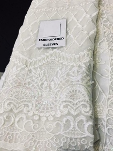 Vestidos de novia paquistaníes, ropa bordada, vestido indio de gasa blanca, traje de Eid, Shalwar kameez, Colección 2021 - Product Image 4