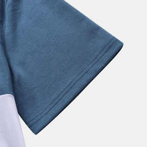 Camiseta de Verano para Hombre al por Mayor, MOQ Bajo, Diseño Sólido Informal, Secado Rápido, 100% Algodón - Product Image 2