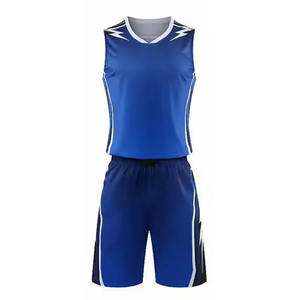 Ensemble d'uniformes de basketball personnalisés 2026 en coton respirant à mailles, anti-humidité, pour adultes, toutes saisons, avec impression par sublimation, haute qualité - Product Image 1