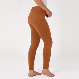 High Quality 4-way Stretch Horse Riding Breeches Leggings Tights Equestrian Wear Pants on Technical Fabric with Soft Feel - Product Image 2