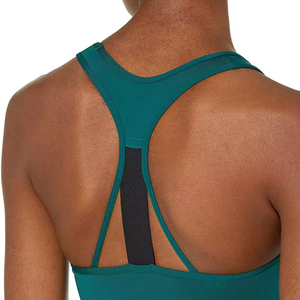 Sujetador Deportivo de Yoga para Mujer, Resistente, Estilo Simple, Logotipo Frontal, Material Spandex/Nylon, Transpirable, Secado Rápido, Soporte Medio - Product Image 6