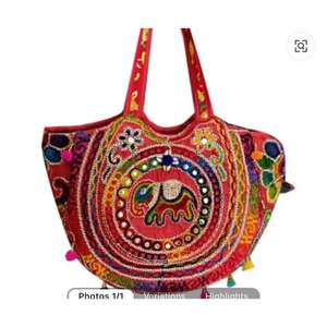 Meilleures ventes, sacs artisanaux en cuir véritable, sacs personnalisés, style traditionnel indien, grande capacité, légers, pliables, fermeture à glissière - Product Image 2