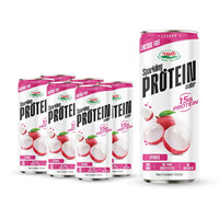 Nuevo producto Proteína brillante con lata de bebida de jugo de frutas 320ml Muestra gratis NAWON Fábrica DE BEBIDAS al por mayor en Vietnam OEM ODM
