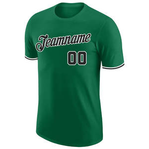 Maillot de baseball personnalisé vert à manches courtes, chemise de sport athlétique, uniforme d'équipe personnalisé, OEM, marque privée, chemises pour hommes - Product Image 3