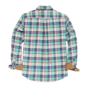 Camisa Casual de Franela a Cuadros 100% Algodón para Hombre, Manga Larga, Cuello Camisero, Transpirable, Estilo Casual para Otoño - Product Image 2