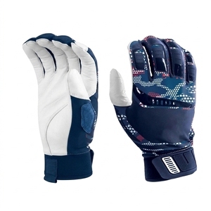 Encuentra guantes de béisbol de cuero Cabretta impermeables para hombre, para zurdos, de dedo completo, al por mayor de fábrica, similares a Icon Factory. - Product Image 1