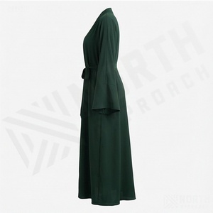 Mejores Vendedores: Abaya de Chifón Sencilla y Modesta para Mujer, Vestidos Personalizados de Algodón de Alta Calidad para Todas las Estaciones, Precio de Oferta, Tendencia - Product Image 3