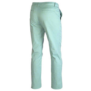 Pantalones Oxford de Algodón Verde Claro para Hombre, Corte Recto, Cintura Media, Cierre de Botones, Casuales, de Verano, Antiarrugas, Ligeros - Product Image 2