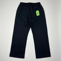 Pantalon Baggy Streetwear Hip Hop Écologique en Tissu Lourd 2026 Tendance Broderie Masque de Ski Bande Latérale de Travail Hiver 380GSM
