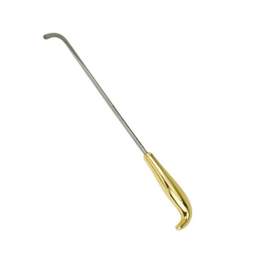 Stainless Steel Angulated Breast Dissector 33cm 42cm Manual Surgical Tool Gold Handle CE Certified <b>Instrument</b> Set - Product Image 3