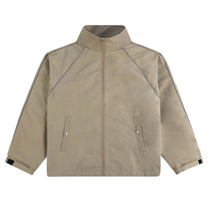 ELEGANT CORPORATION Survêtement à capuche orange sans manches pour homme, fermeture éclair, décontracté, léger, en polyester, couleur unie, coupe classique - Product Image 4