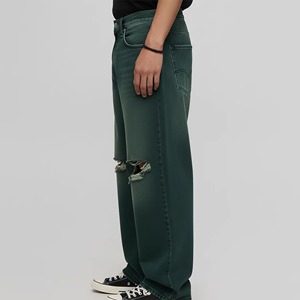Jeans Baggy Personalizados de Alta Calidad, Color Verde, Lavado Especial, 100% Algodón Orgánico, Impresión 3D, para Hombre - Product Image 6