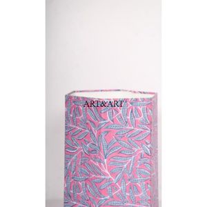 Cubo de basura indio hecho a mano para cocina, con tapa abierta, para papel y residuos, con estampado artesanal, para usar con tela de algodón. - Product Image 3