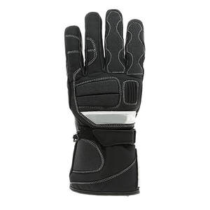 Guantes de Motociclismo Deportivos con Protección de Fibra de Carbono en los Nudillos, de Cuero, con Pantalla Táctil - Product Image 3