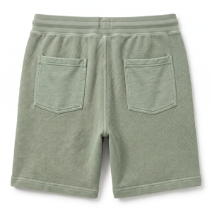 Pantalones Cortos Casuales de Verano para Hombre, de Felpa Francesa, con Cordón en la Cintura, 100% Poliéster, Logotipo Personalizado en la Parte Delantera, OEM, ODM, Venta al Por Mayor de Fábrica, MOQ Bajo - Product Image 5
