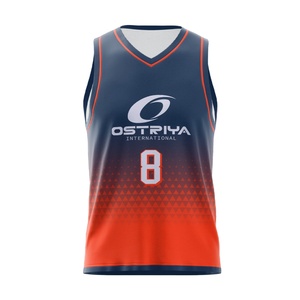 Anti-Bacterial Breathable Mesh Quick Dry Polyester Basketball Wear with Automated Cutting Front Logo Unisex Adult - Product Image 1