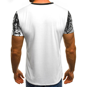 เสื้อยืดออกกำลังกายสไตล์วินเทจสำหรับผู้ชาย ลวดลายกรดย้อม สตรีทแวร์ เสื้อฟิตเนส รับทำโลโก้ ผ้าคอตตอนหนา ผู้ผลิตเสื้อผ้าออกกำลังกาย - Product Image 3