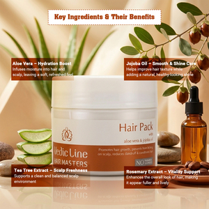 Paquete Capilar de Aloe Vera y Jojoba Natural Más Vendido para una Nutrición Profunda, Reparación del Cabello Seco, Dañado y Encrespado, Disponible para la Venta - Product Image 2